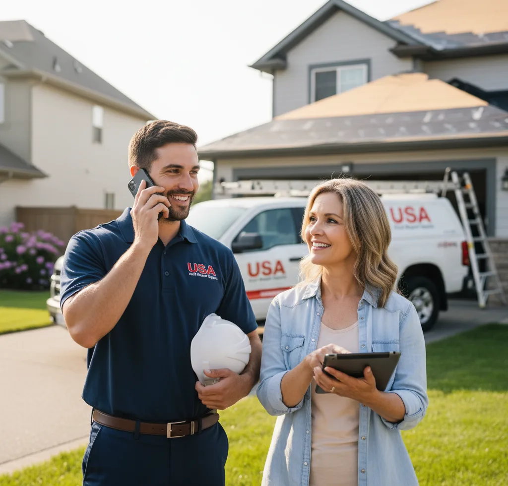 USA Roof Repair Experts customer support in Windsor Mill